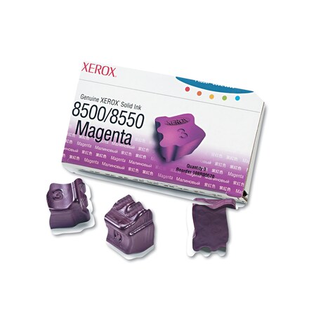 Xerox Solid Ink Stick, 1033Page-Yield, Mgnta, PK3 108R00670